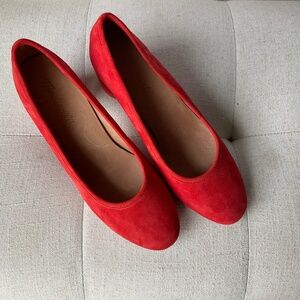 Madewell suede pumps NWOT